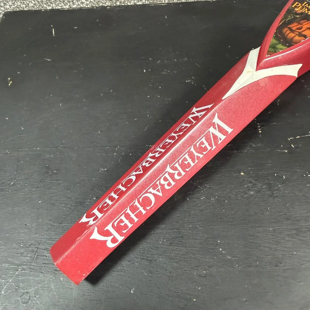 Weyerbacher Imperial Pumpkin Ale Beer Tap Handle Red Jester Halloween Barware